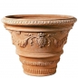 Preview: Pflanztopf Terracotta - Vaso Medici decorato